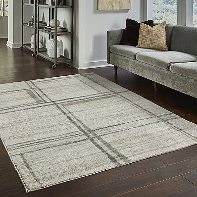 StyleHaven Archer Distressed Geometric Area Rug
