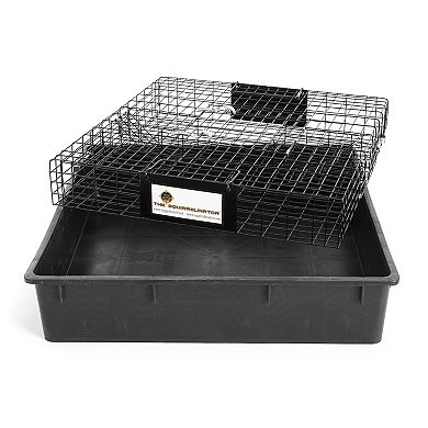 Rugged Ranch SQR Squirrelinator Live Squirrel Metal 2 Door Trap w/ Waste Pan