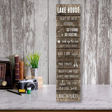 COURTSIDE MARKET Lake House Board Panel