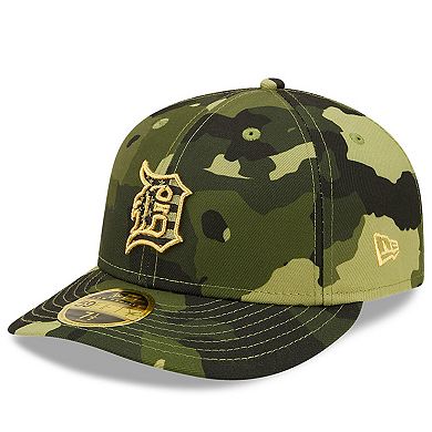 Men's New Era Camo Detroit Tigers 2022 Armed Forces Day On-Field Low Profile 59FIFTY