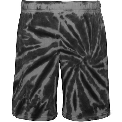 Youth Black Brooklyn Nets Santa Monica Tie-Dye Shorts