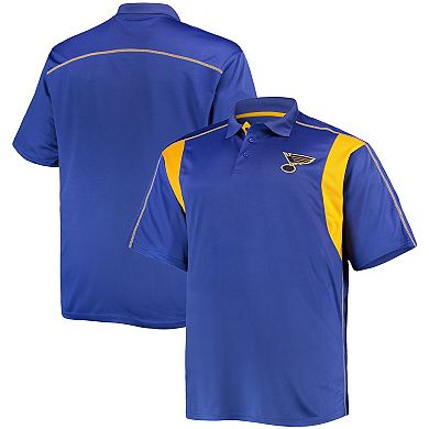 Men's Blue St. Louis Blues Big & Tall Birdseye Polo