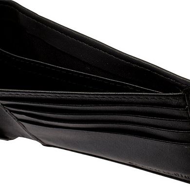 Men's Black North Carolina Tar Heels Hybrid Bi-Fold Wallet