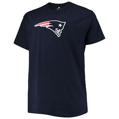 Men's Fanatics Branded Mac Jones Navy New England Patriots Big & Tall Player Name & Number T-Shirt