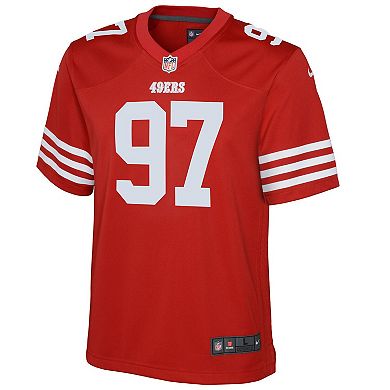 Youth Nike Nick Bosa Scarlet San Francisco 49ers Game Jersey