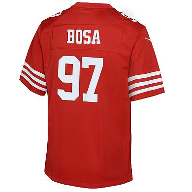 Youth Nike Nick Bosa Scarlet San Francisco 49ers Game Jersey