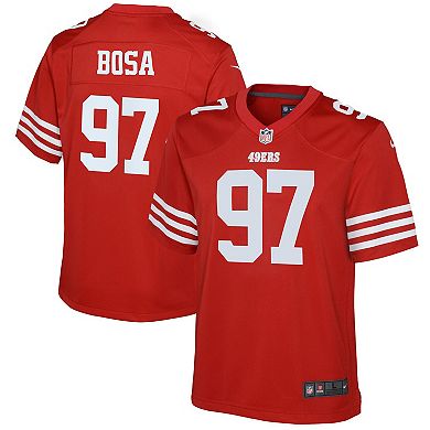 Youth Nike Nick Bosa Scarlet San Francisco 49ers Game Jersey