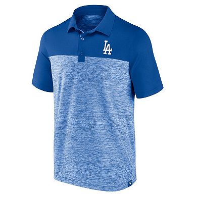 Men's Fanatics Branded Royal Los Angeles Dodgers Iconic Omni Brushed Space-Dye Polo