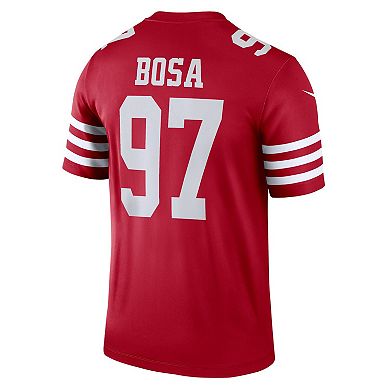 Men's Nike Nick Bosa Scarlet San Francisco 49ers Legend Jersey