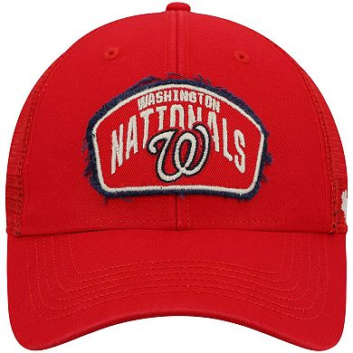 Men's '47 Red Washington Nationals Cledus MVP Trucker Snapback Hat