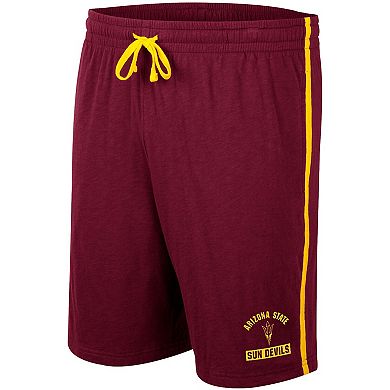 Men's Colosseum Maroon Arizona State Sun Devils Thunder Slub Shorts