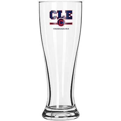 Cleveland Indians Cooperstown Collection Letterman Logo 16oz. Pilsner Glass