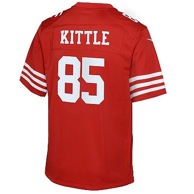 Youth Nike George Kittle Scarlet San Francisco 49ers Game Jersey