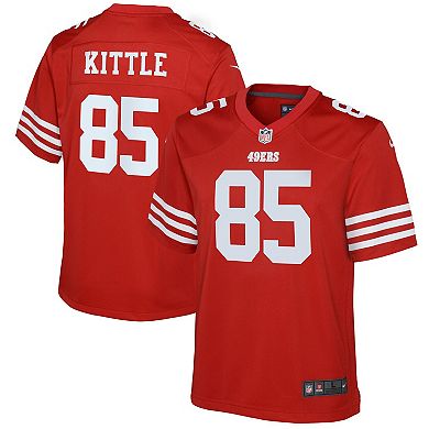 Youth Nike George Kittle Scarlet San Francisco 49ers Game Jersey