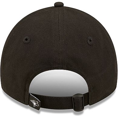 Men's New Era Toronto Blue Jays Black On Black Core Classic 2.0 9TWENTY Adjustable Hat