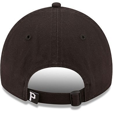Men's New Era Pittsburgh Pirates Black On Black Core Classic 2.0 9TWENTY Adjustable Hat