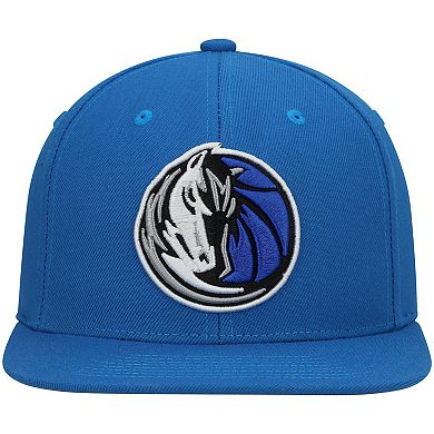 Men's Mitchell & Ness Blue Dallas Mavericks Ground 2.0 Snapback Hat