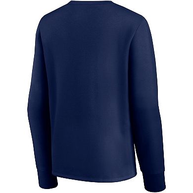 Women's Fanatics Branded College Navy Seattle Seahawks Ultimate Style Pullover Sweatshirt