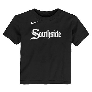Toddler Nike Tim Anderson Black Chicago White Sox City Connect Name & Number T-Shirt