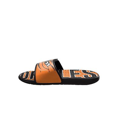 Men's FOCO Baltimore Orioles Logo Gel Slide Sandals