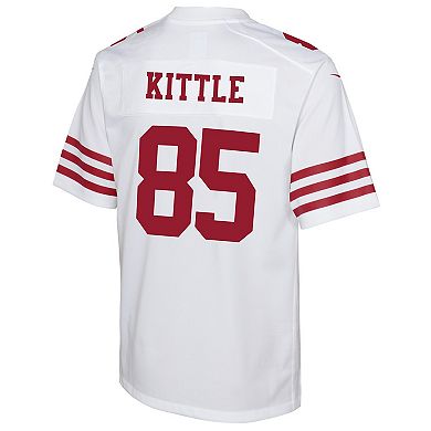 Youth Nike George Kittle White San Francisco 49ers Game Jersey