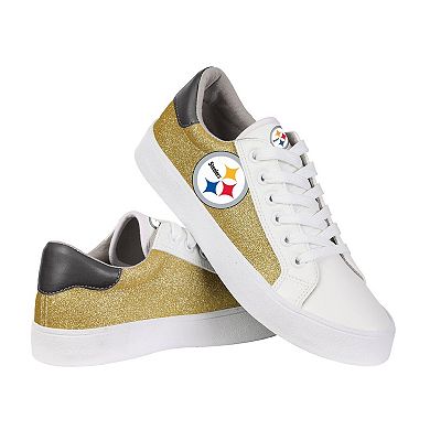 Women's FOCO Pittsburgh Steelers Glitter Sneakers