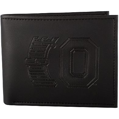 Men's Black Ohio State Buckeyes Hybrid Bi-Fold Wallet