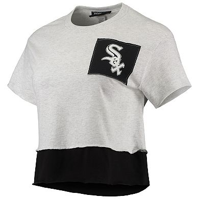 Women's Refried Apparel Heathered Gray Chicago White Sox Cropped T-Shirt
