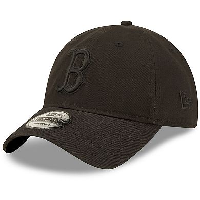Men's New Era Boston Red Sox Black On Black Core Classic 2.0 9TWENTY Adjustable Hat