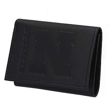 Men's Black Nebraska Huskers Hybrid Tri-Fold Wallet