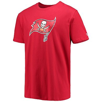 Men's New Era Red Tampa Bay Buccaneers Patch Up Collection Super Bowl XXXVII T-Shirt