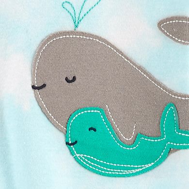 Baby Boy Carter's Whale One-Piece Footed Pajamas