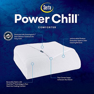 Serta Power Chill Down-Alternative Comforter