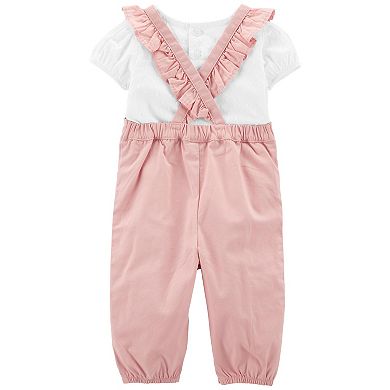 Baby Carter's 2-Piece Tee & Twill Overall Set
