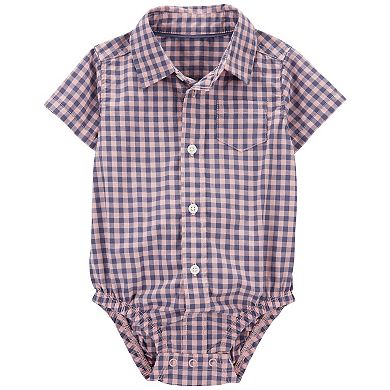 Baby Carter's 3-Piece Plaid Dress Me Up Set