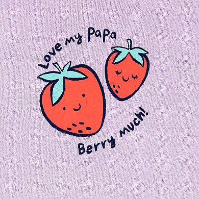 Baby Girl Carter's "Love My Papa Berry Much" Bodysuit