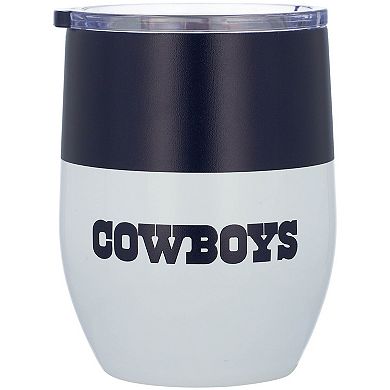 Dallas Cowboys 16oz. Colorblock Stainless Steel Curved Tumbler