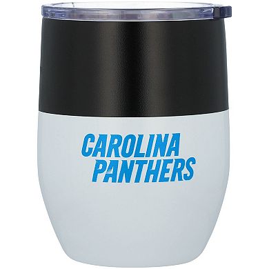 Carolina Panthers 16oz. Colorblock Stainless Steel Curved Tumbler