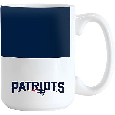 New England Patriots 15oz. Colorblock Mug