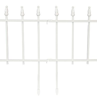 Sunnydaze Set Of 5 Decorative Garden Border Fence Panels