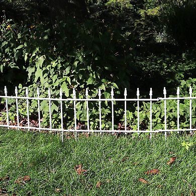 Sunnydaze Set Of 5 Decorative Garden Border Fence Panels