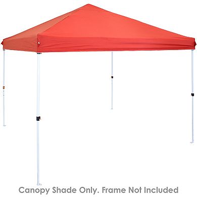 Sunnydaze 12 x 12 ft Standard 150D Oxford Fabric Pop-Up Canopy Shade - Red