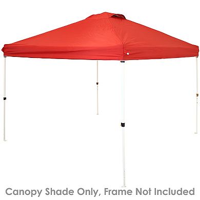 Sunnydaze 10 x 10 ft Oxford Fabric Pop-Up Canopy Shade with Vent - Red