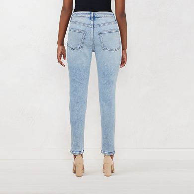 LC Lauren Conrad Jeans Women 2 SHORT Blue Medium Wash