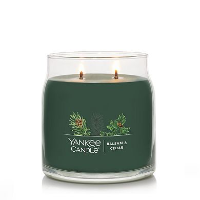 Yankee Candle Balsam & Cedar Medium Candle Jar