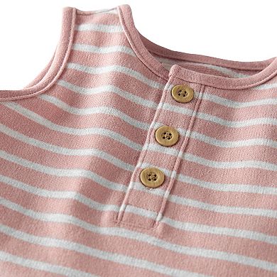 Baby Little Planet by Carter's Striped Organic Jumpsuit