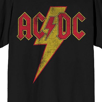 Men's AC/DC Vintage Lightning Bolt Tee
