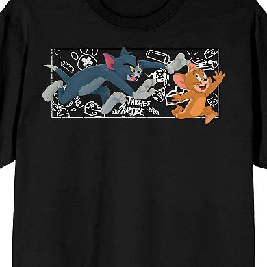 Men's Tom & Jerry Chalk Art Tee