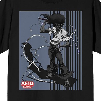 Men's Afro Samurai Ninja Character Tee