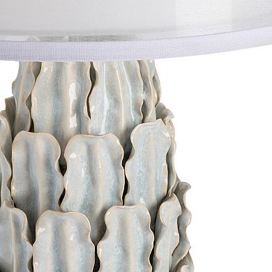 Montecito Ceramic and Crystal Table Lamp